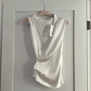 Zara white blouse